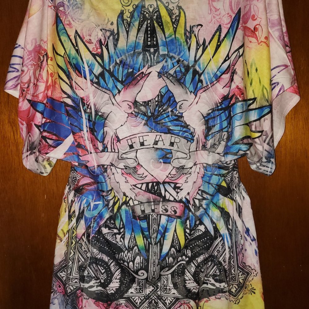 S-twelve Rhinestone blouse size L - Picture 5 of 7